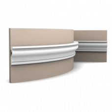 Многофункциональный профиль гибкий Orac Decor DX174f Полиуретан 2300*60*22 мм