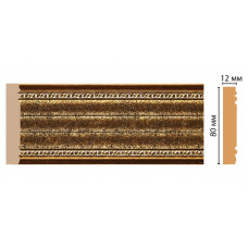 Цветной молдинг Decomaster 150-43 (80*12*2400) ДМ