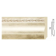 Плинтус с пров.каб Decor Dizayn 153-937 Полистирол 2400*95*14 мм